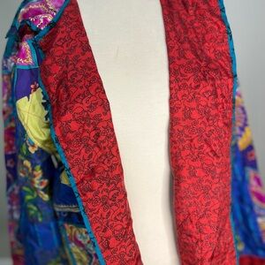 Vintage 100% Silk Chico’s Coat